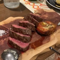 biodinamico - グラスフェット牛のサーロインの薪焼き
