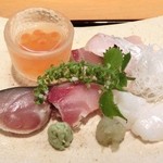 米倉 - 13.9月　しめ鯖、目鯛、水タコ、筋子土佐漬け