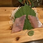 平家荘 - ニジマスの刺身