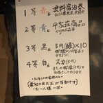 平家荘 - ガラガラポンの賞品