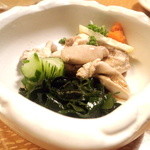 Umi He - 鮭の白子ポン酢。