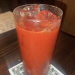 地鶏炭火焼・旬菜 白角屋 - トマトジュース　350円+税！