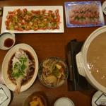 魚太商店 - 夕食用にカンパチと生タコ、天然鯛をお願いしました。