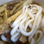 ひなたうどん - うどん麺はやや細め。柔らかくてツルツルです。