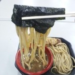 中華蕎麦 とみ田 - のり巻き麺　　ダイブ