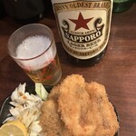 立ち呑み くにし - 白身魚のフライ