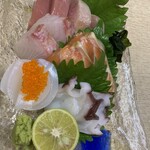 土佐旬菜 万次郎 - さしみ盛り合わせ　肉厚　