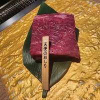 上等焼肉 ひらく - 厚切りランプステーキ