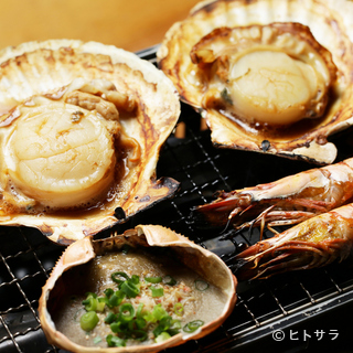 Emphasis on freshness and volume. The seafood is delivered directly from Kamaishi Port, so it is extremely fresh.