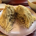 小布施堂本店 - 栗の点心朱雀。2023年。小布施堂本店(長野県小布施市)TMGP撮影