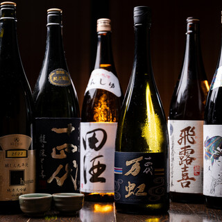 希少価値の高い日本酒をご用意しております。