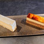 アレンソン - 料理写真:ショコラブラン(左)、カフェサンマルク(右)