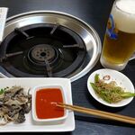 ほらふき - 「生ビール」（600円）おかわり