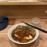 Nippombashi Saka Ichi - スパイシーカレー麺@1,100円〆ご飯付