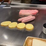 鉄板焼ステーキ 一ッ葉ミヤチク - 