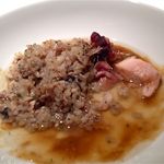 レフェルヴェソンス - 【13年9月訪問】ホロホロ鶏、秋刀魚の炊きこみご飯、野菜のブイヨンを合わせたスペシャルなリゾット