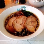 楽観 - 「琥珀らーめん」トッピング/チャーシュー。