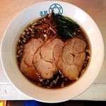 楽観 - 「琥珀らーめん」トッピング/チャーシュー。