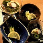 一の○ - 春の磯酢（まつも・ワカメ・メカブ・ふのり）７５０円