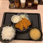 松乃家 - アジフライ定食　790円