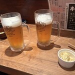 ひらた - 料理写真:メガジョッキ980円