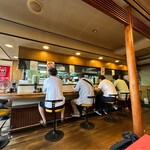 佐野ラ－メン たかの - 店内！いつも混んでる！外にも一杯！