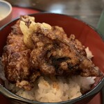 蕎麦しぶや - 鳥天丼(…ではなく舞茸天だった件)