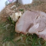 江ちゃんラーメン - 緊張してちょいブレた(嘘ww)