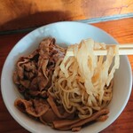 浜堂ラーメン - 麺のリフトアップ