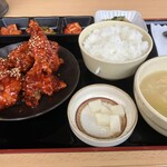 Kankoku Ryouri Puyo - ヤンニョムチキン定食