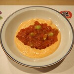 うを徳 - パプリカムース + トマト + 枝豆