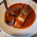 トラットリア イル ピスタッキオ - 前菜〈サバのトマト煮〉