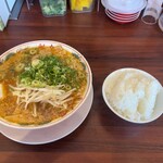 京都北白川 ラーメン 魁力屋 - いつもこの組み合わせ。