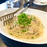 ピッツエリアバール　CACTUS　D'ORO - ・もち豚キムチのクリームソース　生パスタ（乾麺に変更）