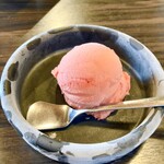 ピッツエリアバール　CACTUS　D'ORO - ブラッドオレンジソルベ