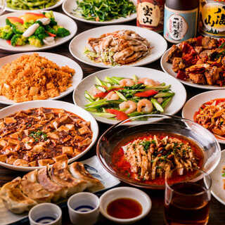 All-you-can-eat and all-you-can-drink 250 types of Chinese food available from 3,280 yen!