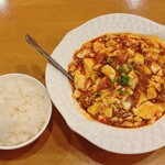 双龍居 - マーボー豆腐とご飯