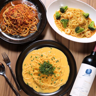 Exquisite and filling♪ Enjoy our specially selected pasta