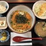 猫丸食堂 - 牡蠣フライの卵とじ丼