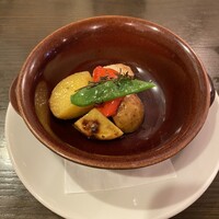 ピッツェリア ロマーナ ジャニコロ - ランチ前菜・インカの目覚め石窯焼