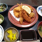 Oshokujidokoro Kaneichi - 越前産フライ定食1300円