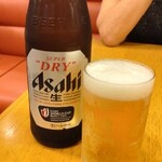 中央軒 - 瓶ビール アサヒ中瓶 650円　(2023.10)