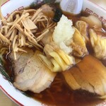 寿ラーメン - チャーシューワンタンメン大盛り！