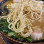 あってりめんこうじ - 味噌ラーメンに麺を細くして失敗した。次は太くしよう