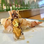 Daizushi - 焼きクルマエビ-ウニと味噌のせ-