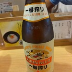 Ramen Hou Sen Ka - 乾杯。キリン一番搾り瓶ビール ¥600