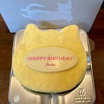 パステルデザート - もふねこチーズケーキ1890円＋誕生日プレート無料