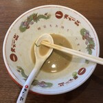 Tenkai ppin - ほとんどスープを飲んでしまった（笑）