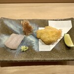 すし処 睦月 - 鱧、焼き霜、天ぷら