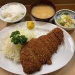 219386419 - 丸八本店(上ロースカツ定食)